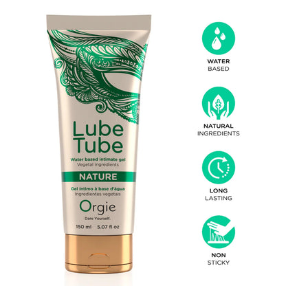 Orgie Lube Tube Nature ūdens bāzes lubrikants (150 ml)