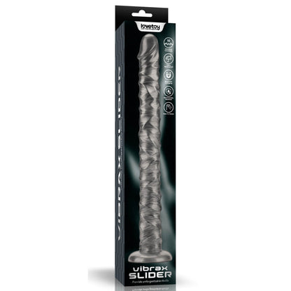 Dildo vibrators (40.8 cm) - LOVETOY Vibrax Slider (preces iepakojums)