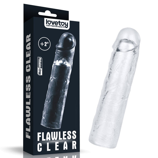 Pagarinoša dzimumlocekļa uzmava (+5 cm) - LOVETOY Flawless