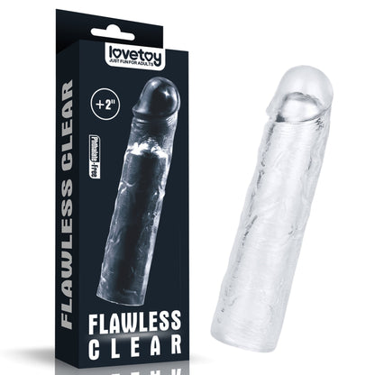 Pagarinoša dzimumlocekļa uzmava (+5 cm) - LOVETOY Flawless