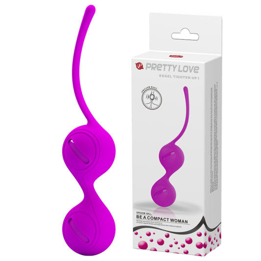 PRETTY LOVE Orgasmic Balls Kēgela bumbiņas iegurņa muskuļu treniņam (lillā)