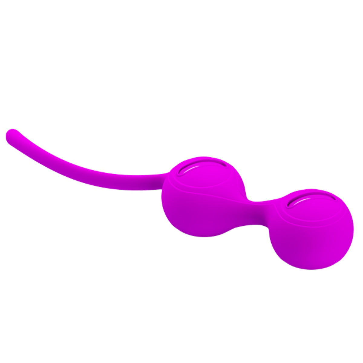 PRETTY LOVE Orgasmic Balls Kegelio kamuoliukai dubens dugno raumenų treniruotėms (violetiniai) – dizaino vaizdas