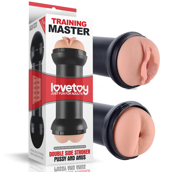 LoveToy - Premium Divpusējs Masturbators (Ānus/Vagīna)