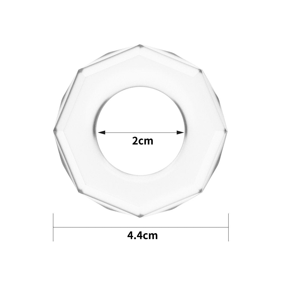 POWER PLUS transparent penis ring