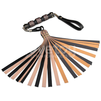LOVETOY – BDSM Flogger Rebellion Reign 60 cm with metal elements