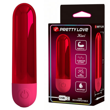 Mini vibrators PRETTY LOVE Kiwi (sarkans)