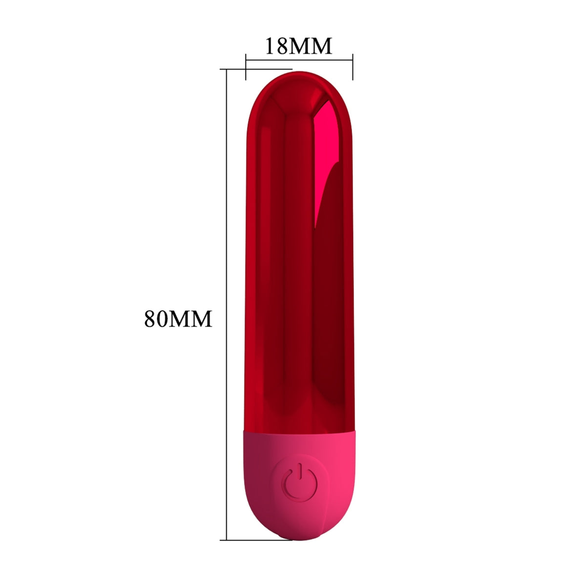 Mini vibrators PRETTY LOVE Kiwi (sarkans)