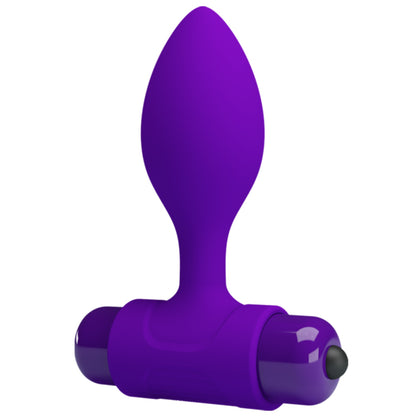 PRETTY LOVE vibruojantis analinis kaištis su 10 režimų – violetinis – dizaino vaizdas