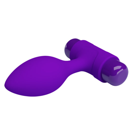 PRETTY LOVE vibrējošs anālais spraudnis ar 10 režīmiem - violets – produkta skats