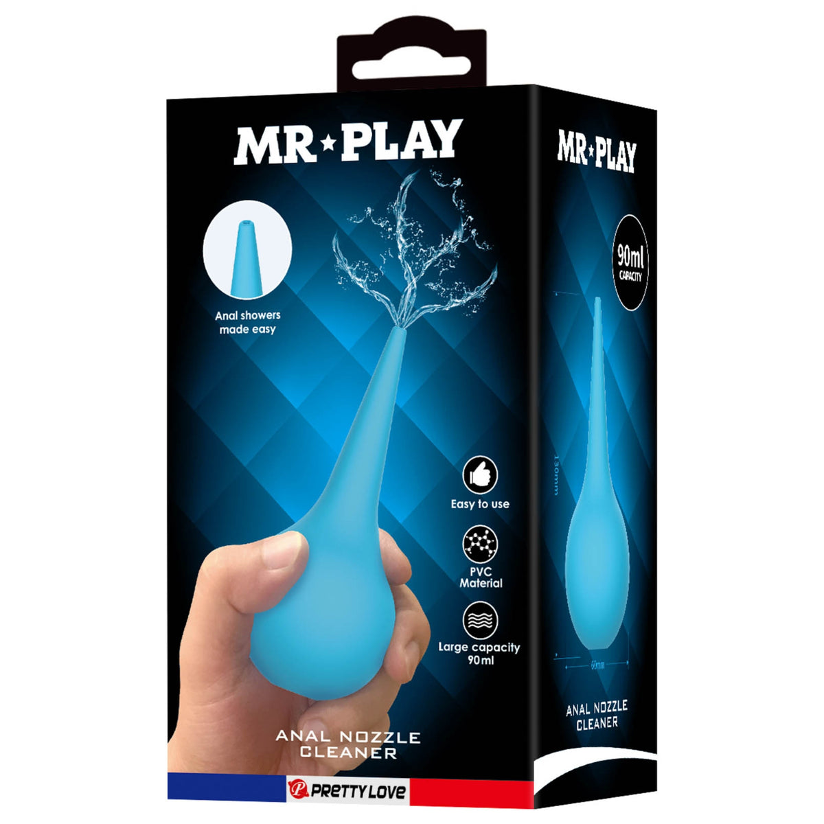 Klizmas baloniņš MR PLAY (90 ml) (produkta kaste)