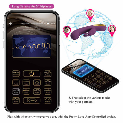 PRETTY LOVE Liam vibrators ar aplikācijas vadību