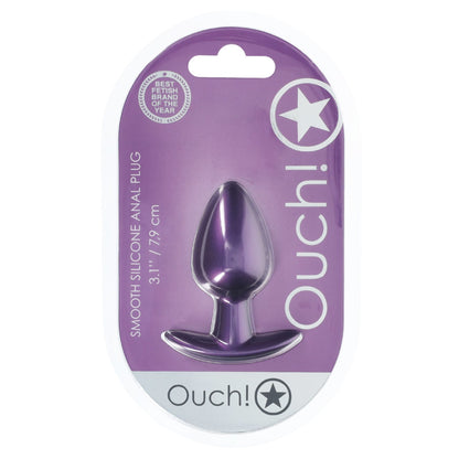 Anālais aizbāznis M Ouch! (Metallic Purple) (produkta iepakojums)