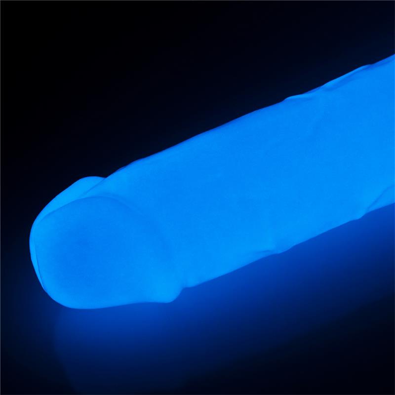 LOVETOY - Tumsā spīdošs dildo Lumino (21 cm)