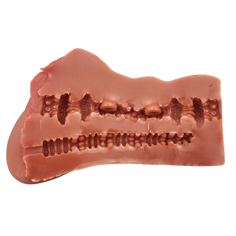 LIKETRUE Lara — super reālistisks masturbators ar vagīnu un anālo kanālu (695 g)