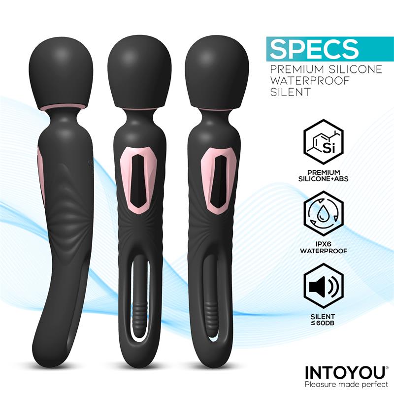 INTOYOU Lexy Double-Sided Massage Vibrator with Flipping Tongue