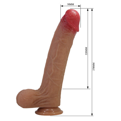 Pretty Love Orson reālistisks silikona dildo (27.8 cm)