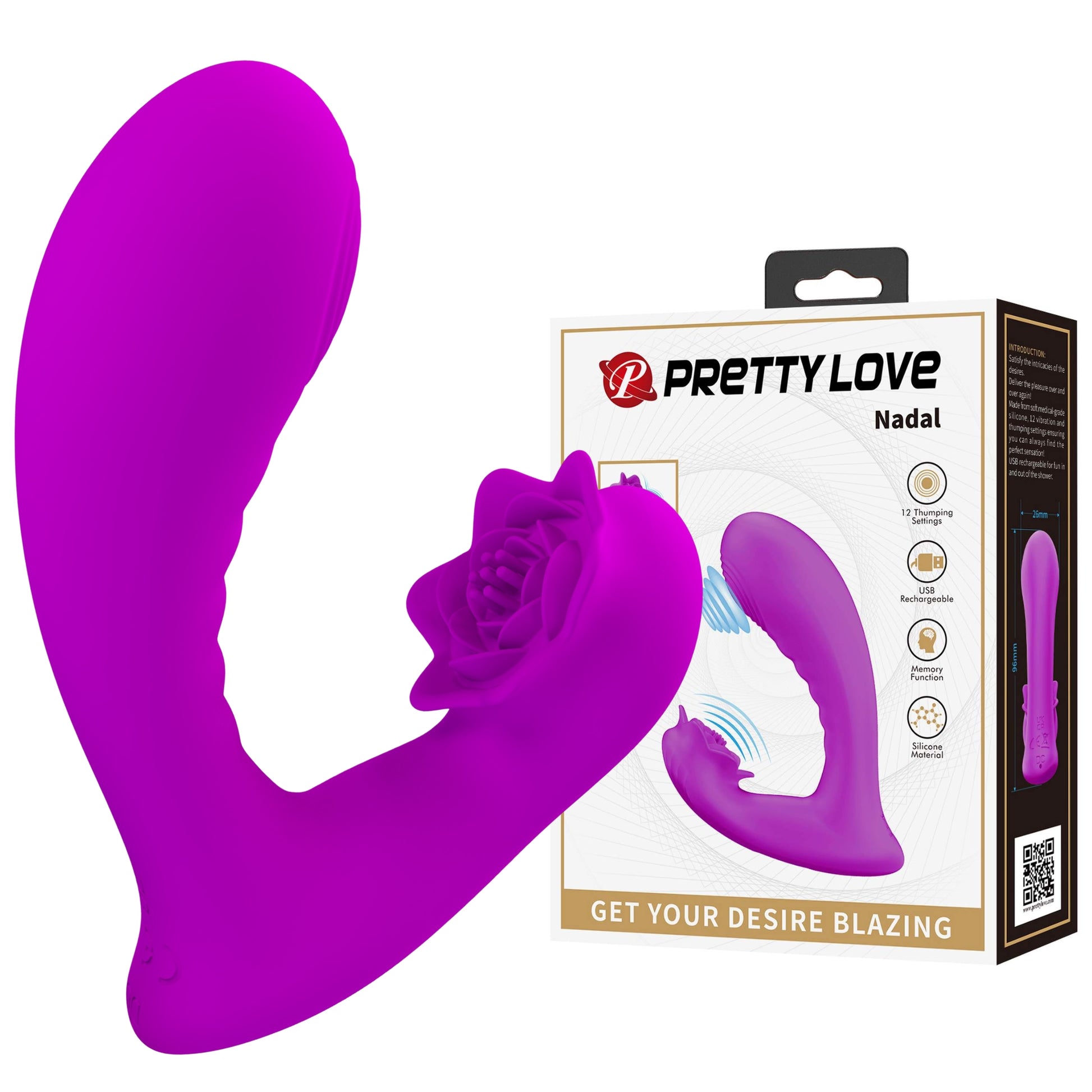 Pretty Love Nadal vibrators ar klitora stimulatoru