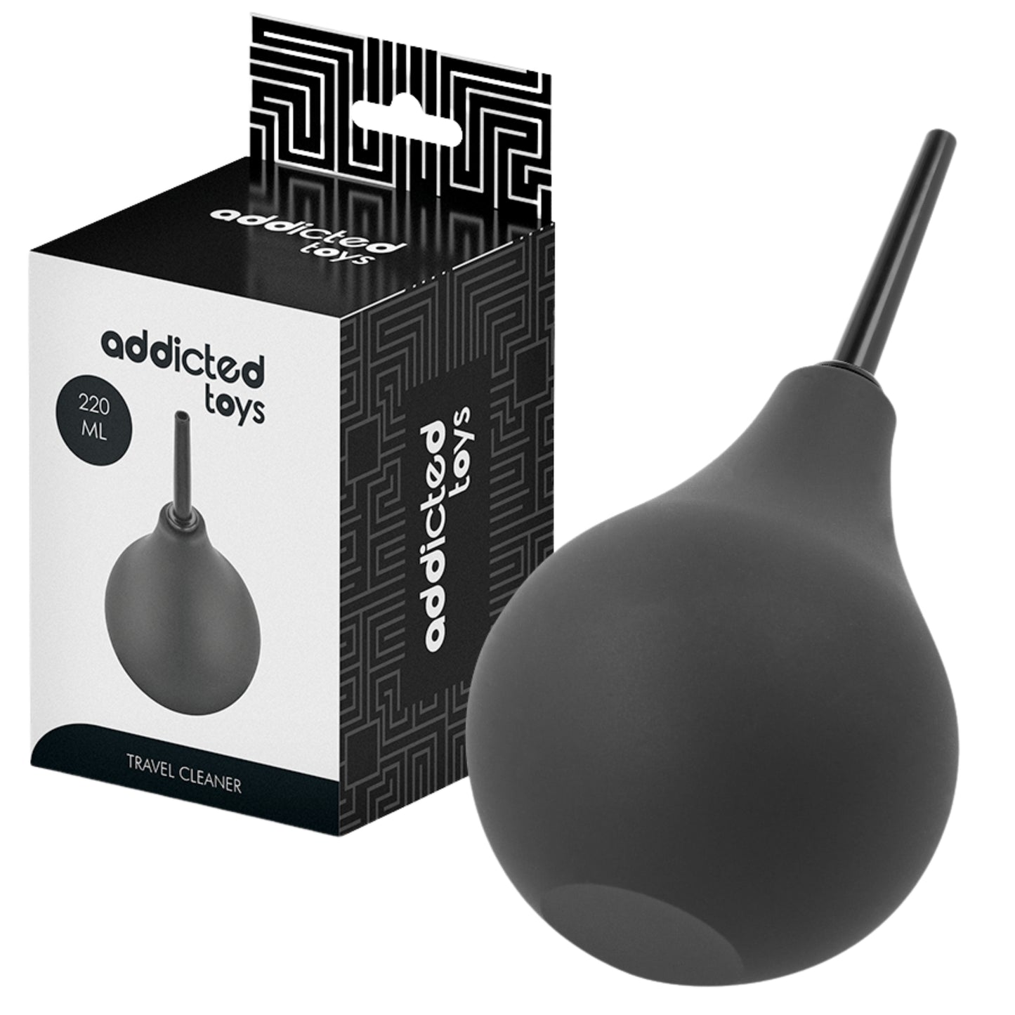 ADDICTED TOYS Travel L klizmas baloniņš 220 ml ar silikona uzgali