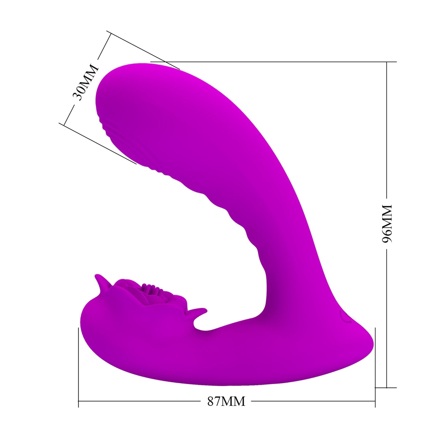 Pretty Love Nadal vibrator with clitoral stimulator