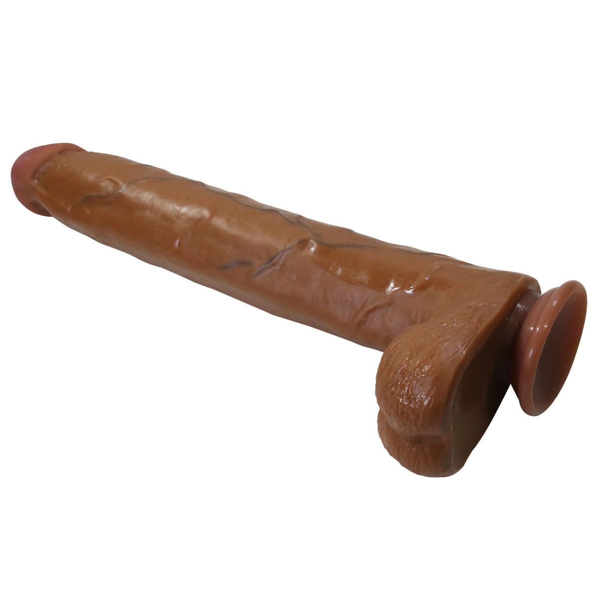 Mīksts, lielizmēra dildo Pretty Love Dany (36 cm) (prece no leņķa)