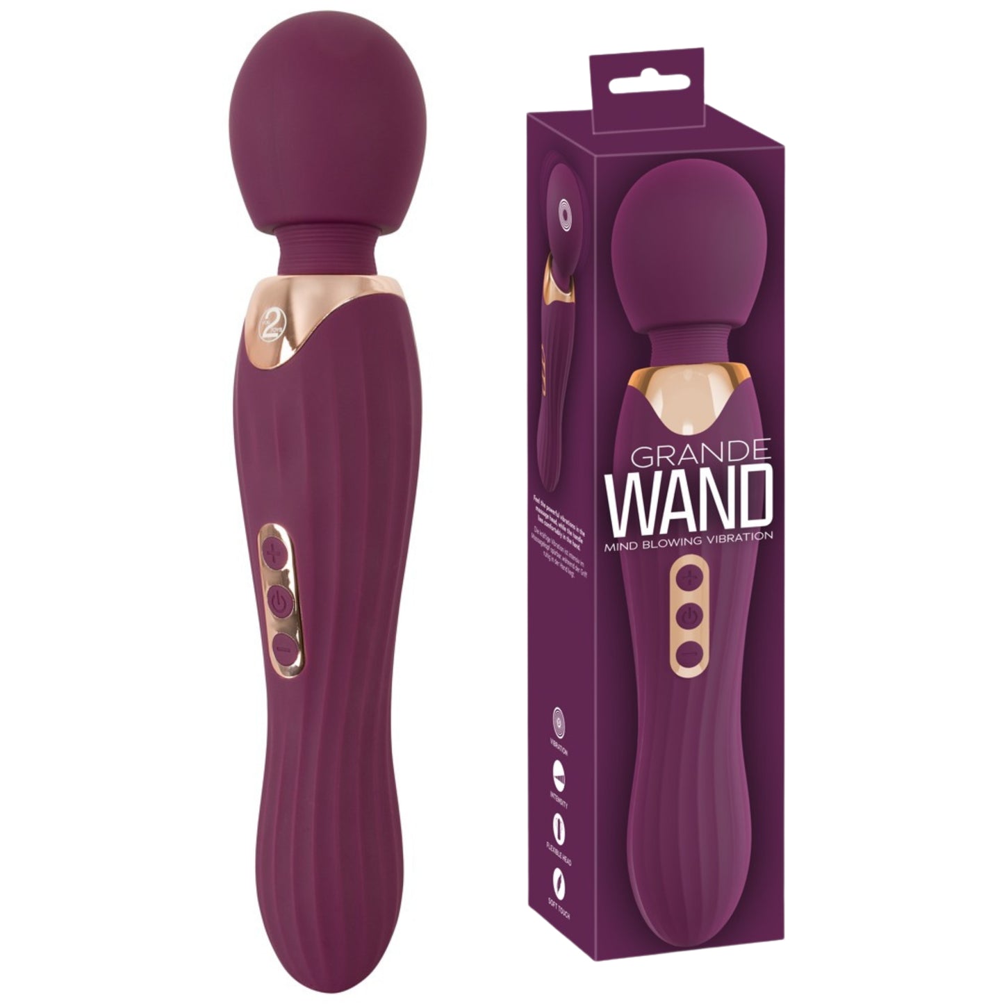 You2Toys Grande Wand violets masāžas vibrators