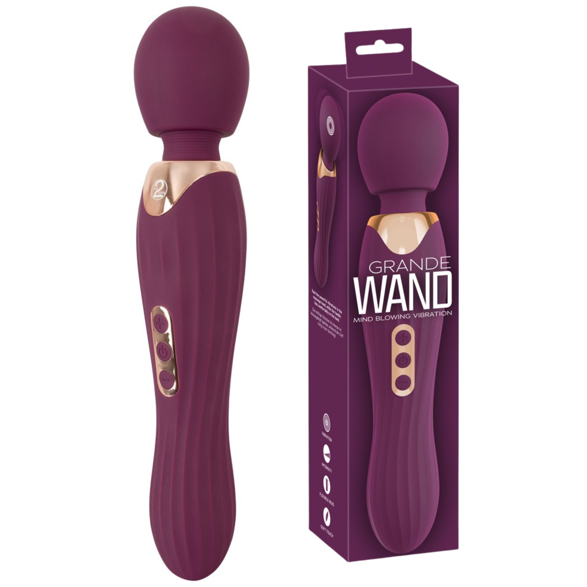 You2Toys Grande Wand violets masāžas vibrators