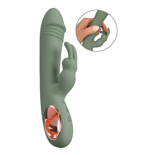 You2Toys Slim Olive vibrators ar klitora stimulatoru