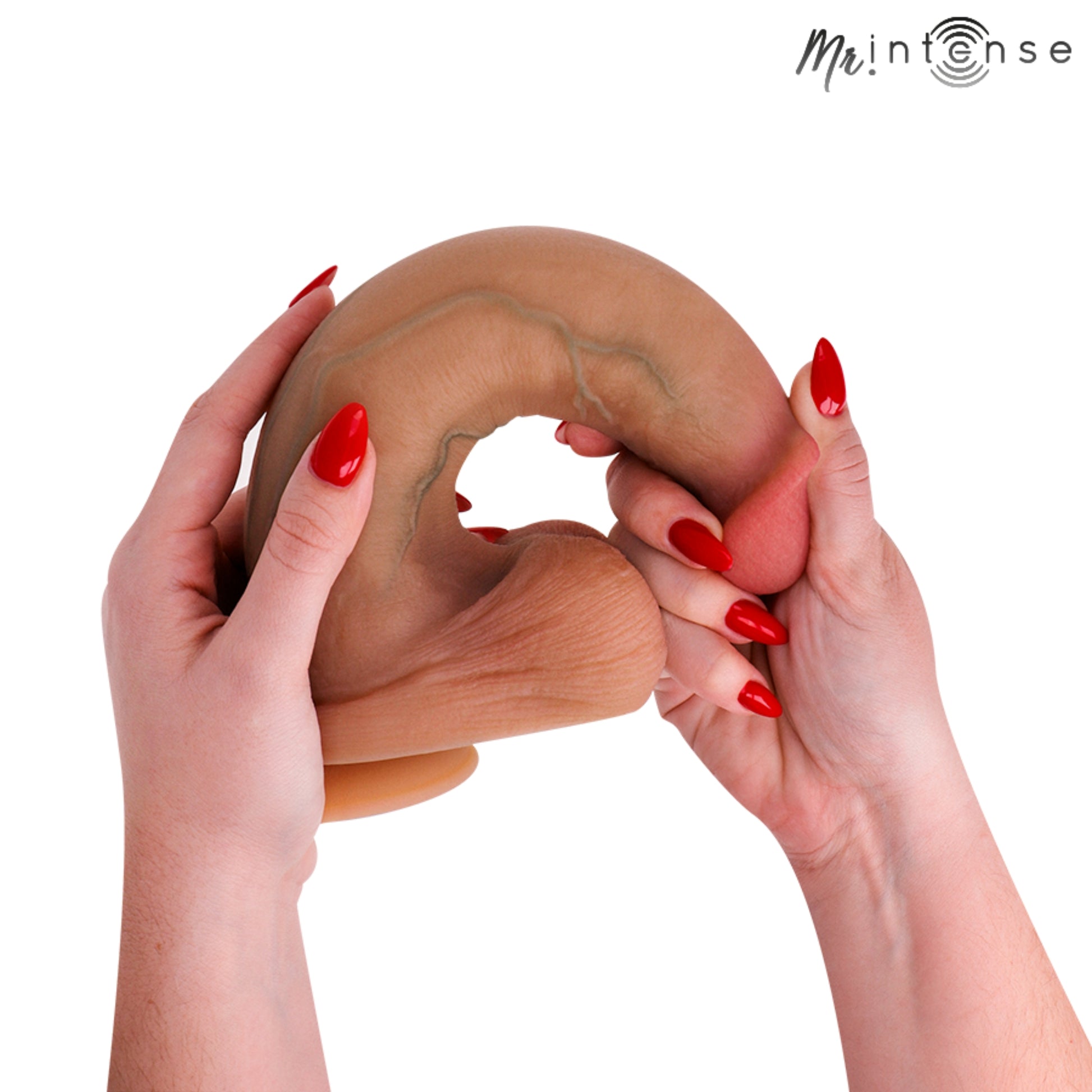 MR INTENSE Bruce XL īpaši elastīgs Soft-Touch šķidrā silikona dildo