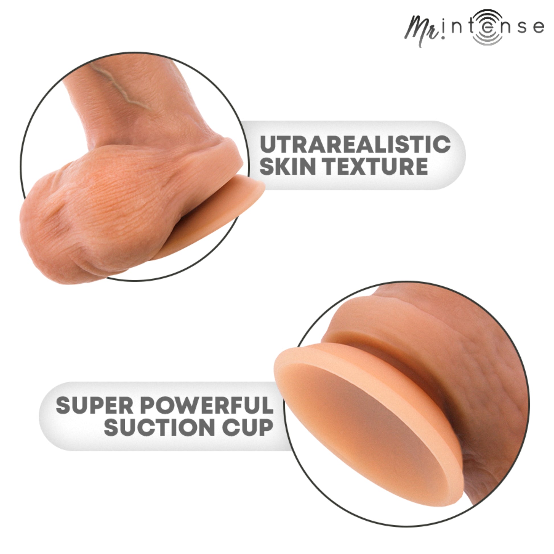 MR INTENSE Bruce XL 25,5 cm silikona dildo oriģinālajā iepakojumā