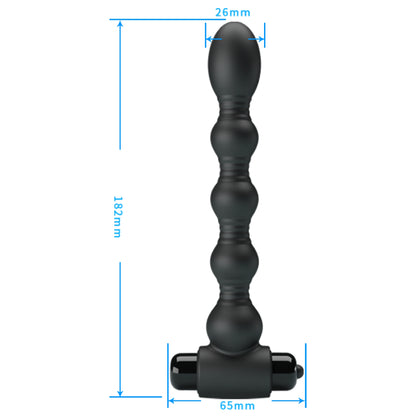 Silikona anālais vibrators MR PLAY (preces izmēri)