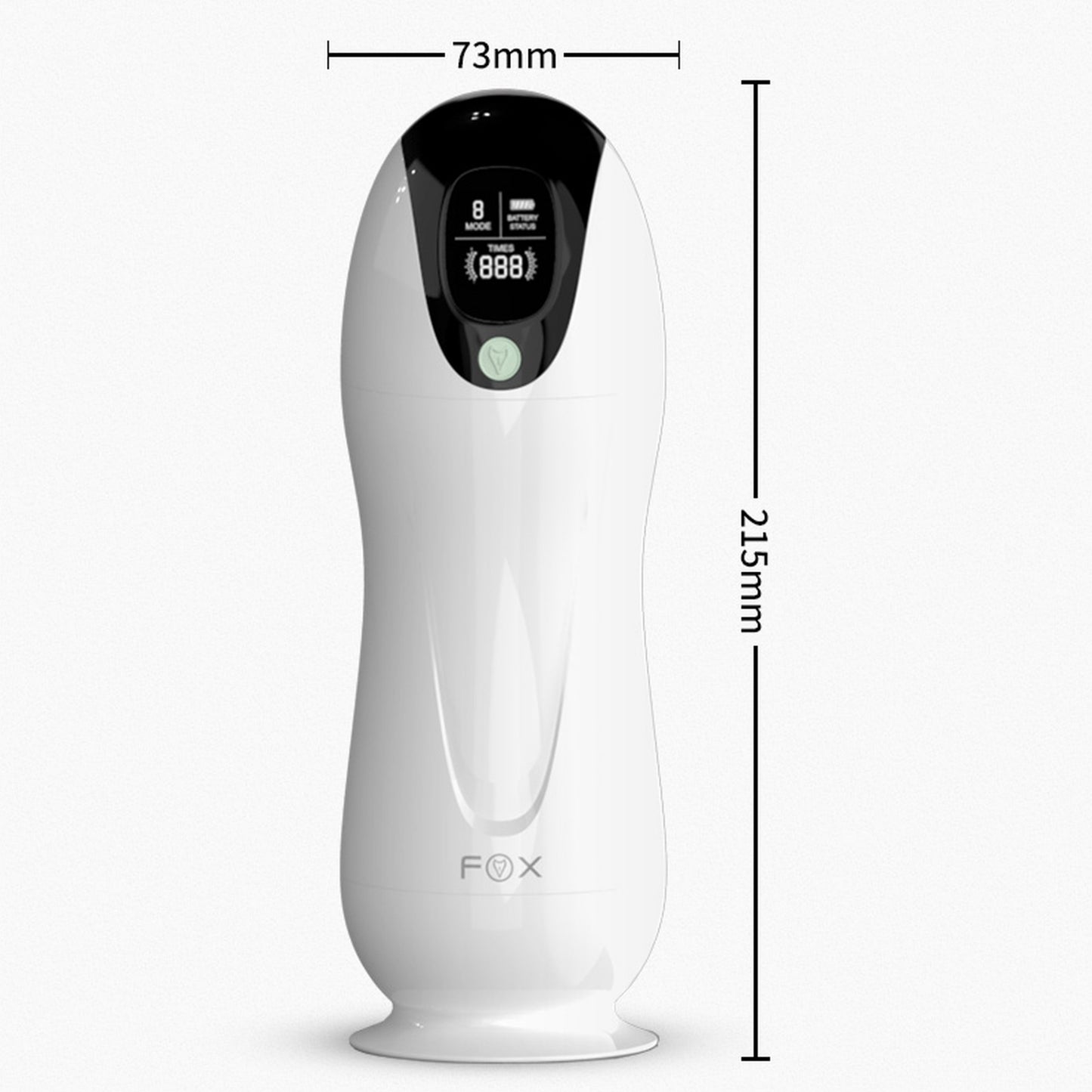 BS SMART automātiskais masturbators 21,5 cm garumā ar digitālo displeju