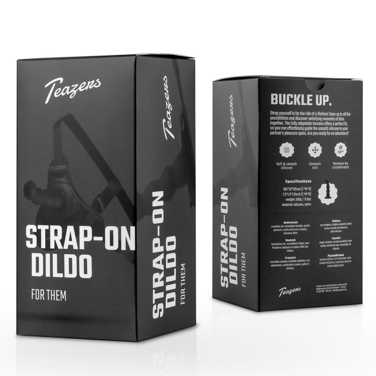 Silikona strap-on Teazers (13 cm)