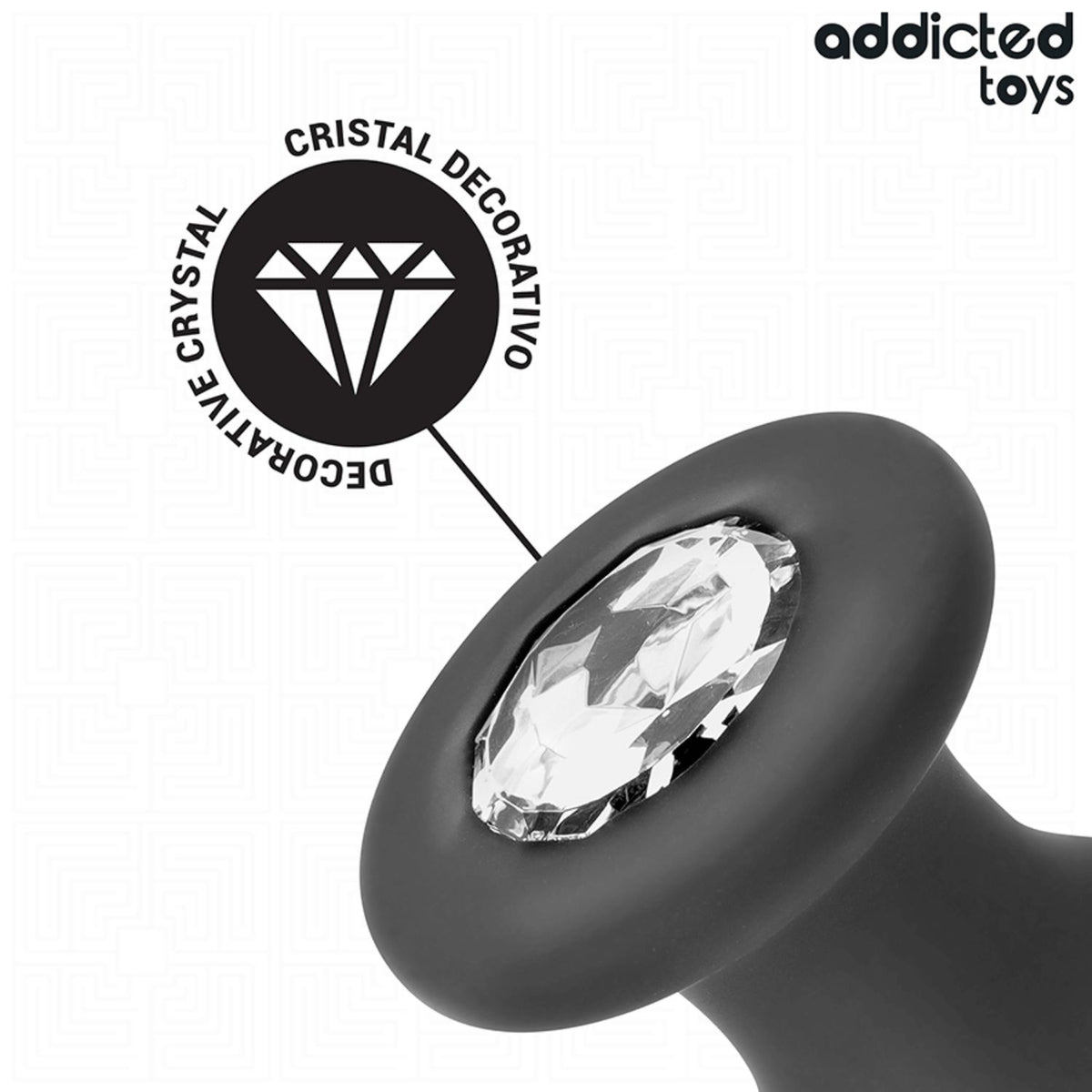 Silikona Anālais Aizbāznis ADDICTED TOYS Jewel S izmērs 8.8 cm - preces dimants
