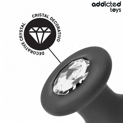 Silikona Anālais Aizbāznis ADDICTED TOYS Jewel S izmērs 8.8 cm - preces dimants