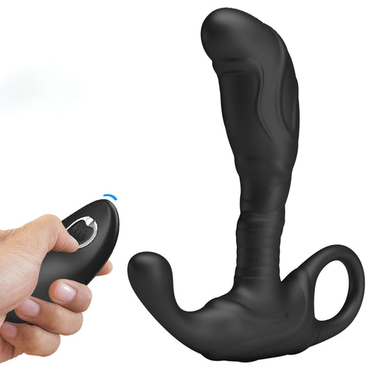 Silikona prostatas masieris ar tālvadības pulti MR PLAY (tālvadības attēlojums)