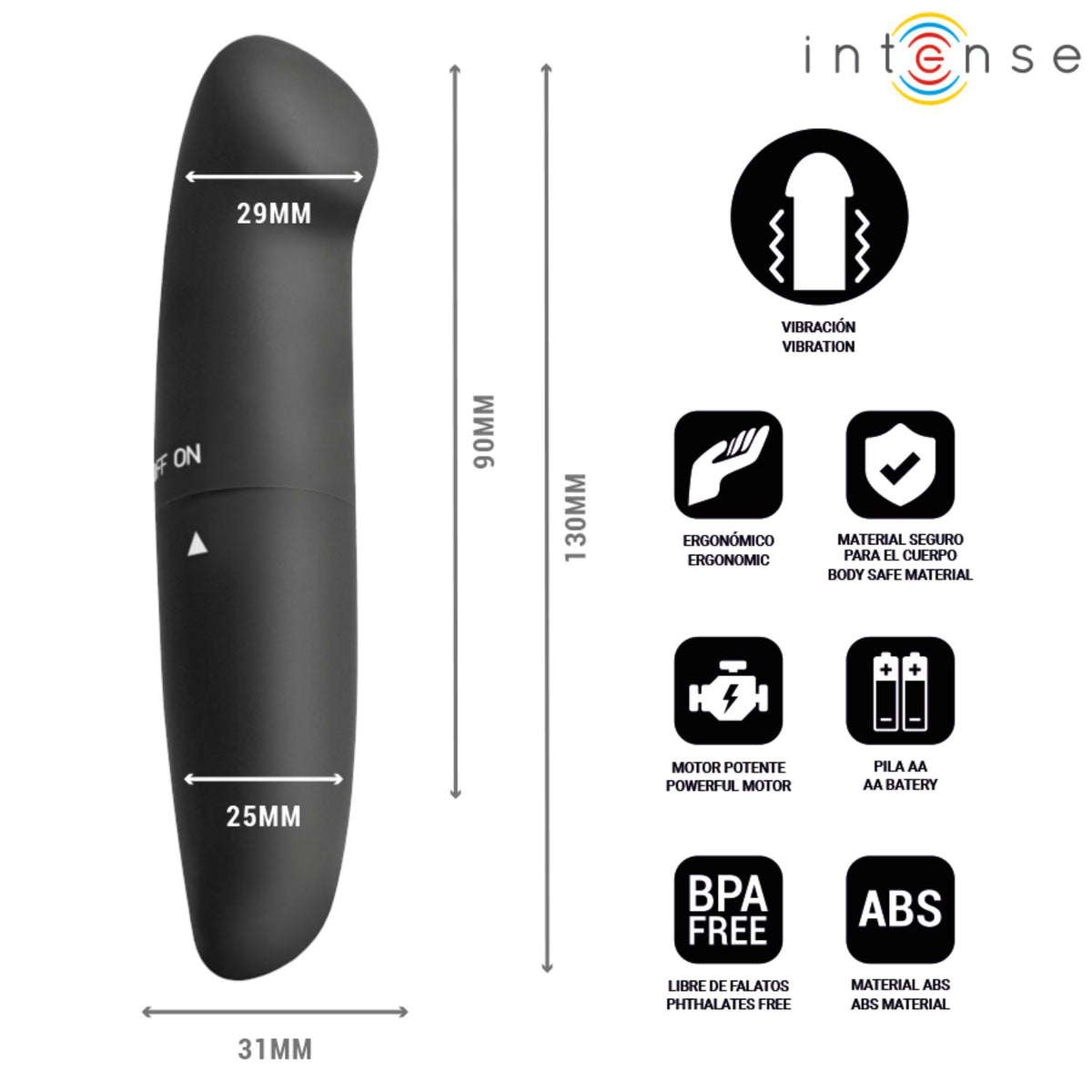 G punkta mini vibrators INTENSE Phil 13 cm