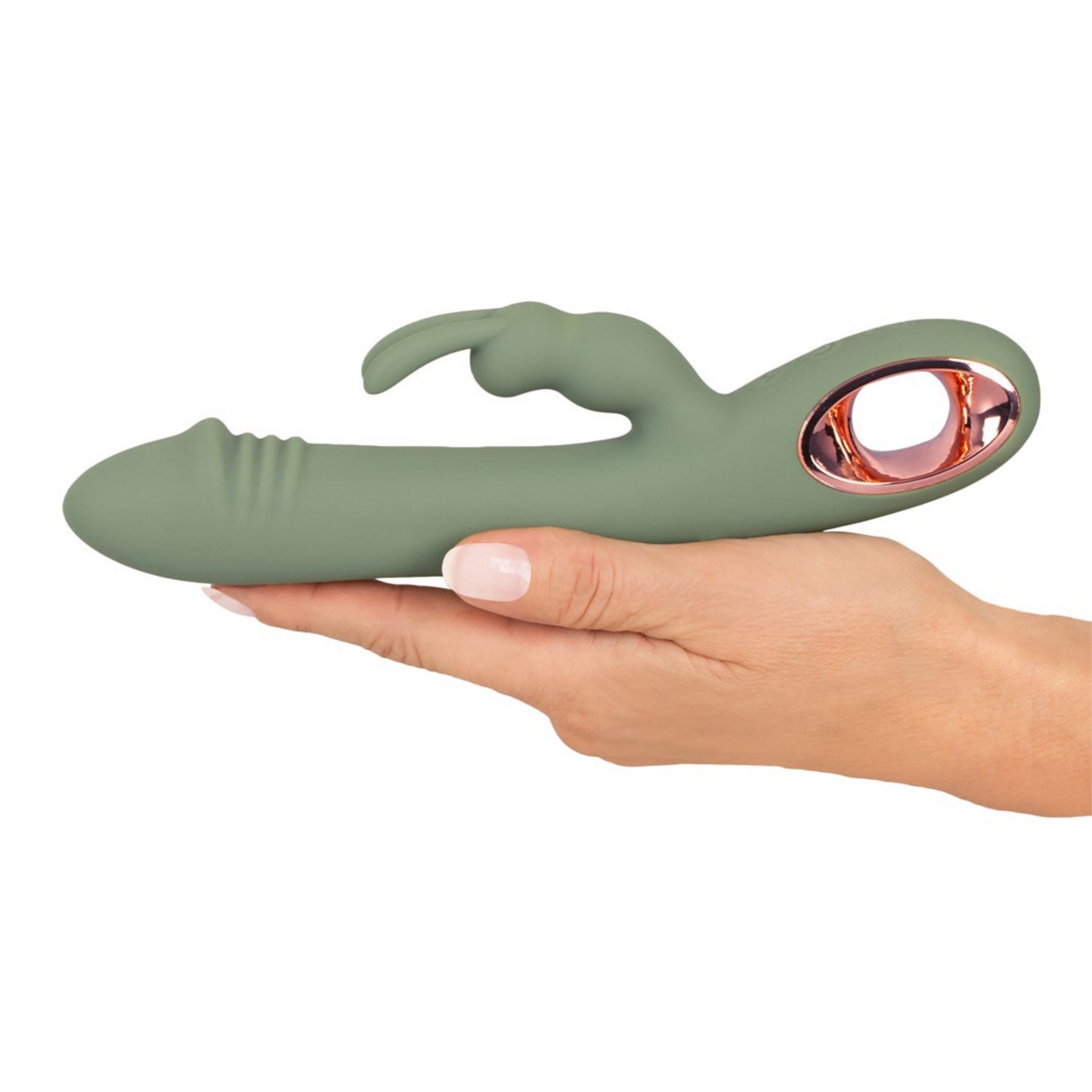 You2Toys Slim Olive vibrators ar klitora stimulatoru