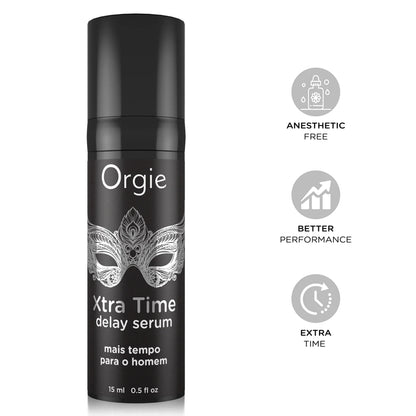 Orgie Xtra Time silikona bāzes jutību mazinošs serums vīriešiem