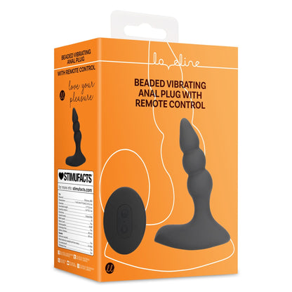 Anālais vibrators ar tālvadības pulti Loveline Beaded (preces iepakojums - kaste)