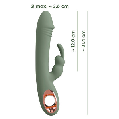You2Toys Slim Olive vibrators ar klitora stimulatoru