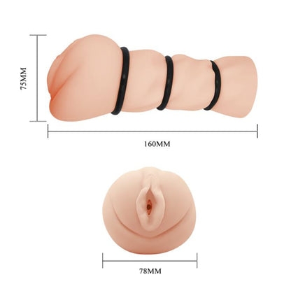 CRAZY BULL Pocket Pussy - Вагинальный мастурбатор (16 см)