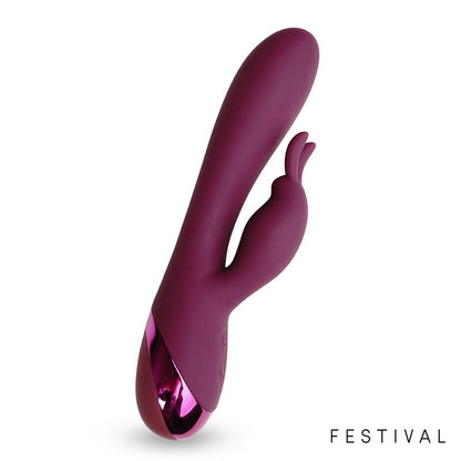 Vibe Brole - silicone vibrator with clitoral stimulator