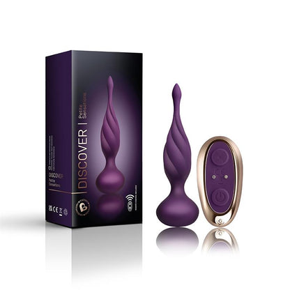 DISCOVER BUTT PLUG - Premium Tālvadības Anālais Vibrators Violets