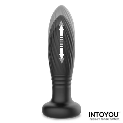 TAINY BUTT PLUG - Premium LED Tālvadības Anālais Aizbāznis ar Grūšanas Funkciju