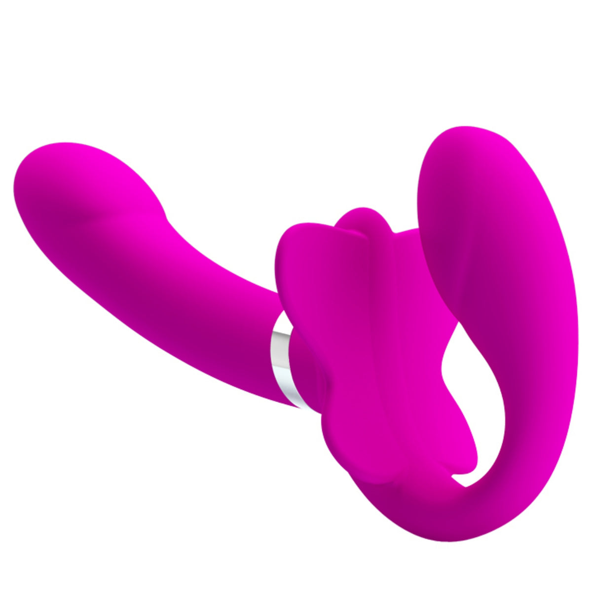 Pretty Love Valerie strap-on vibratora ergonomiskā forma
