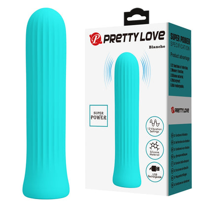 PRETTY LOVE Blanche minivibrators zilā krāsā ar iepakojumu