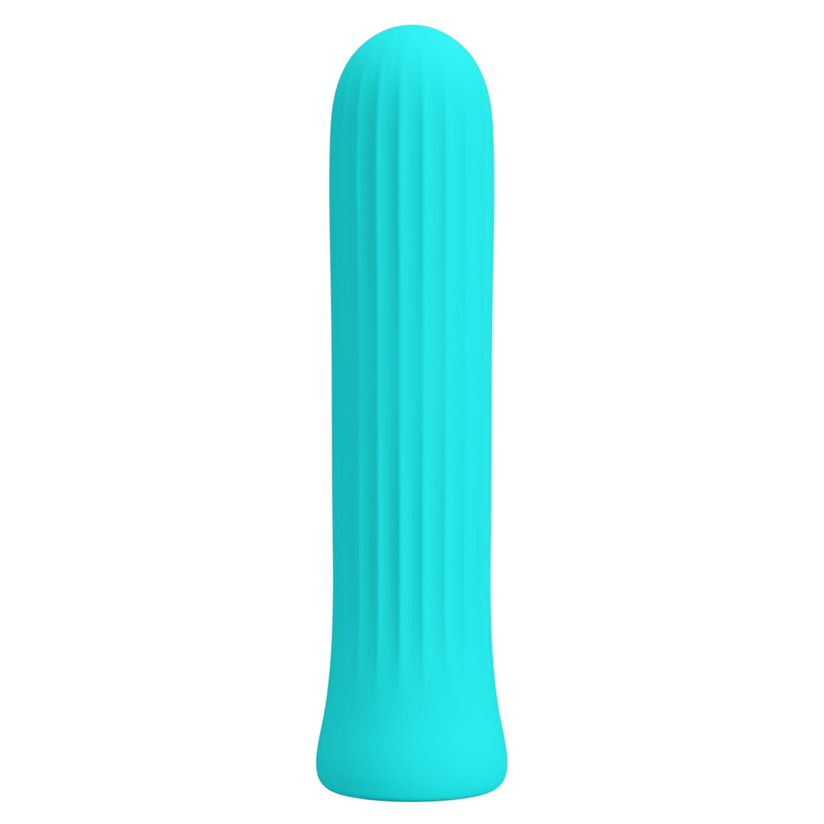 PRETTY LOVE Blanche zils minivibrators ar rievotu virsmu