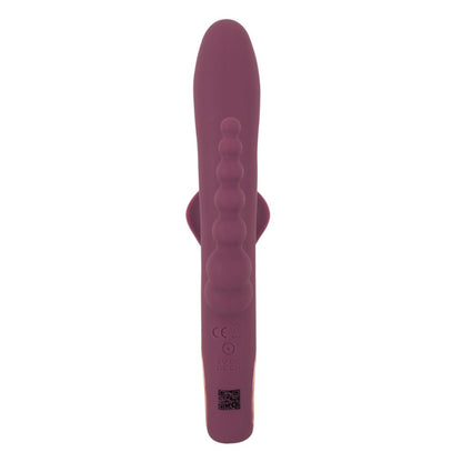 You2Toys Slim Plum trīskāršas stimulācijas vibrators