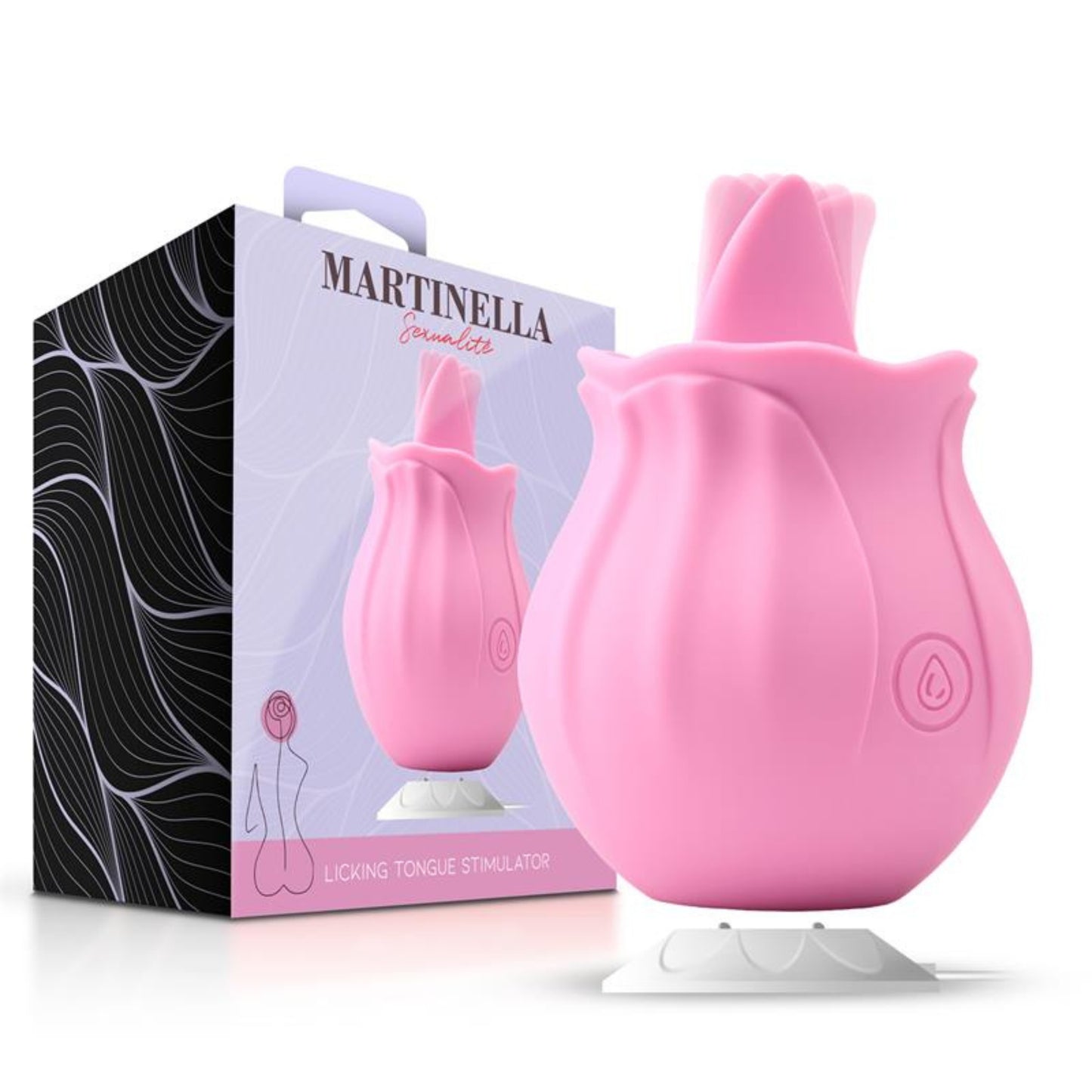 MARTINELLA klitora stimulators ar kustīgu mēlīti