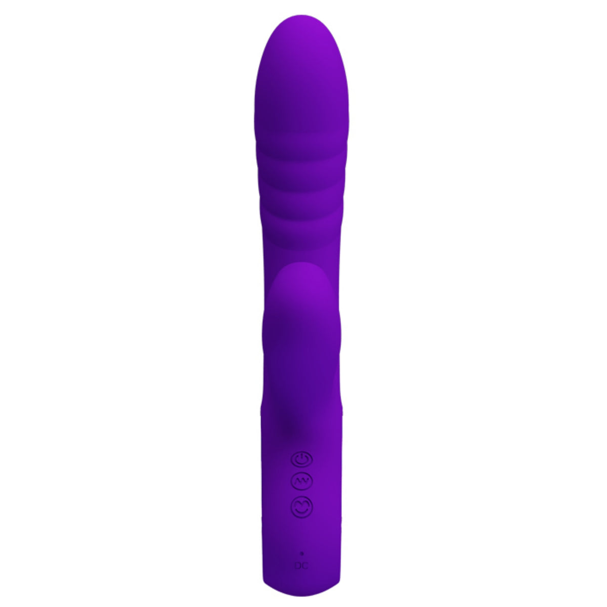 PRETTY LOVE Jersey vibrators ar teksturētu ievietojamo daļu